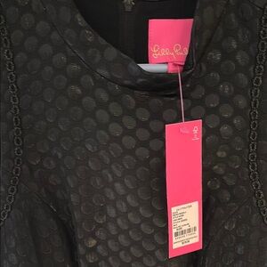 Lilly Pulitzer Black Textured Dress
